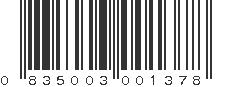 UPC 835003001378