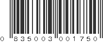 UPC 835003001750