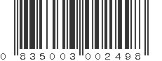 UPC 835003002498