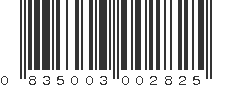 UPC 835003002825