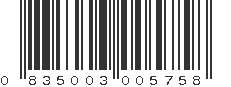 UPC 835003005758