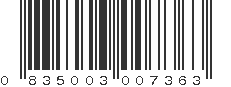 UPC 835003007363