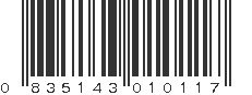 UPC 835143010117