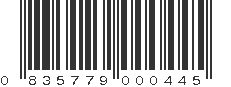 UPC 835779000445