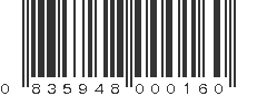 UPC 835948000160