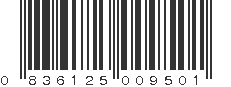 UPC 836125009501