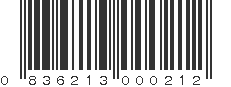 UPC 836213000212