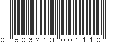 UPC 836213001110