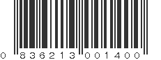 UPC 836213001400