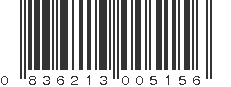 UPC 836213005156