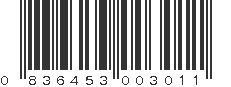 UPC 836453003011