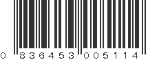 UPC 836453005114