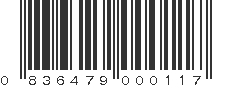 UPC 836479000117