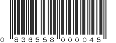 UPC 836558000045