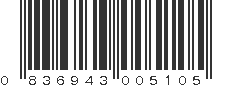 UPC 836943005105