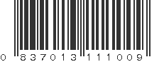 UPC 837013111009