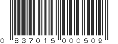 UPC 837015000509