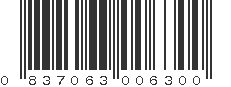 UPC 837063006300