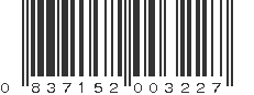 UPC 837152003227