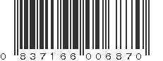 UPC 837166006870