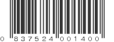 UPC 837524001400