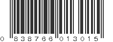 UPC 838766013015