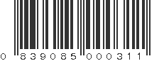 UPC 839085000311