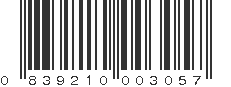 UPC 839210003057