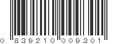 UPC 839210009301