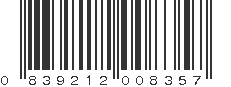 UPC 839212008357