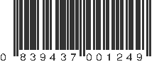 UPC 839437001249