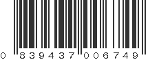 UPC 839437006749