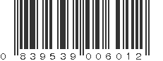 UPC 839539006012