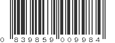 UPC 839859009984