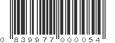 UPC 839977000054