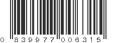 UPC 839977006315