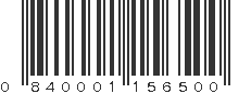 UPC 840001156500