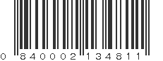 UPC 840002134811