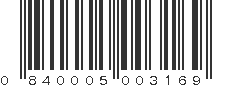 UPC 840005003169