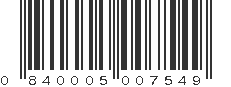 UPC 840005007549