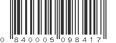 UPC 840005098417