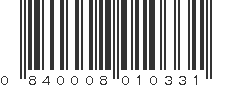 UPC 840008010331