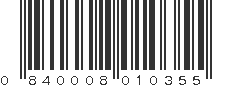 UPC 840008010355