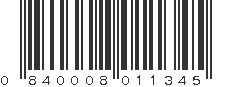 UPC 840008011345