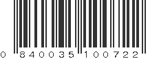 UPC 840035100722