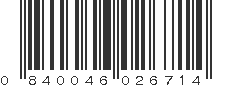 UPC 840046026714