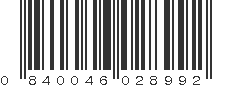 UPC 840046028992