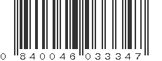 UPC 840046033347