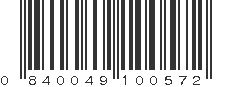 UPC 840049100572