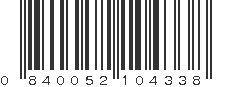 UPC 840052104338